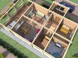 Проект дома ПД-011 3D План 4
